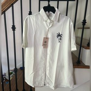 Men’s white Hawaiian Shirt